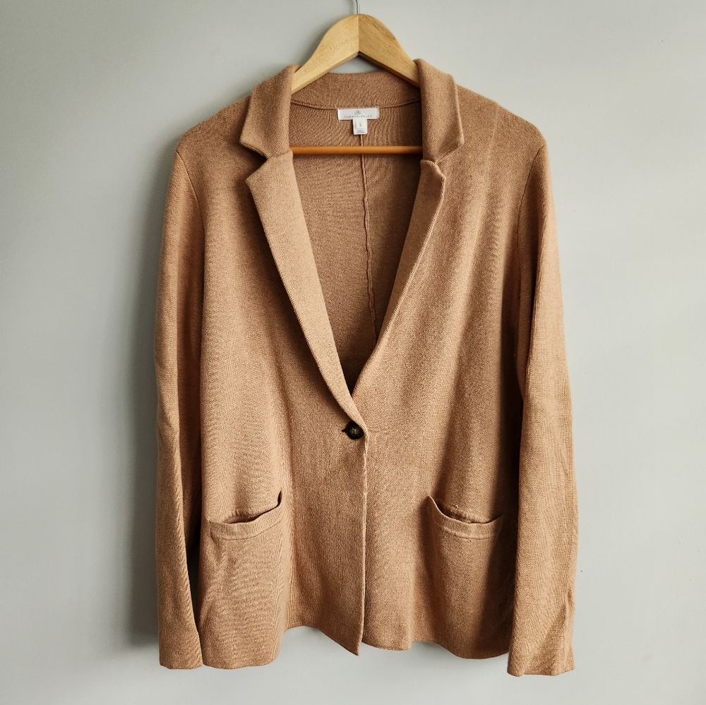 Sz L: Knit Blazer